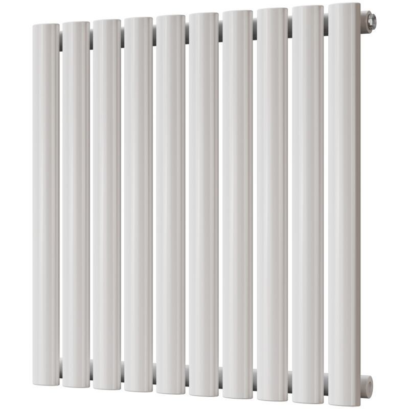 Image of Omeara - White Horizontal Radiator H600mm&hellip;