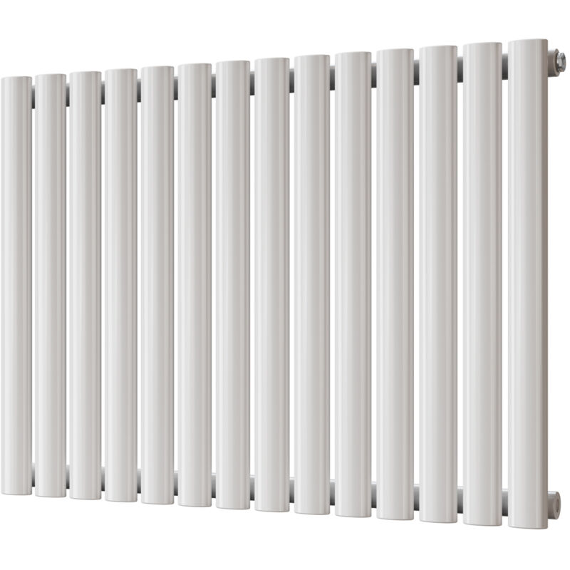Image of Omeara - White Horizontal Radiator H600mm&hellip;
