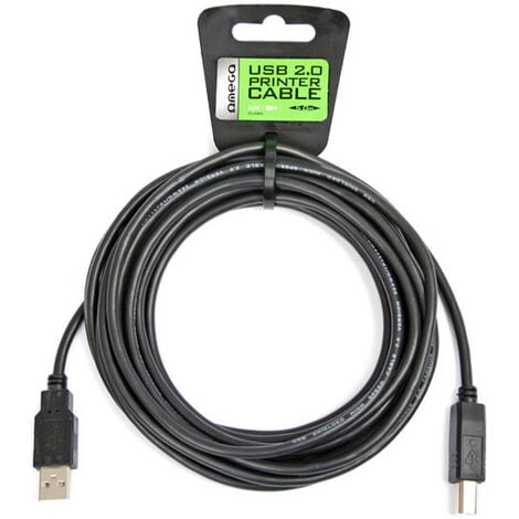 Omega Cable imprimante USB 2.0 AM - BM 5m en bulk (40065)