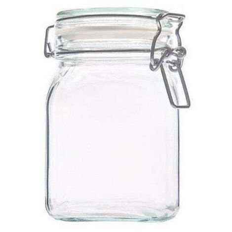 Omega Drahtbügelglas 750 ml 10 x 10 x 14,2 cm Wein- und Obstverarbeitung
