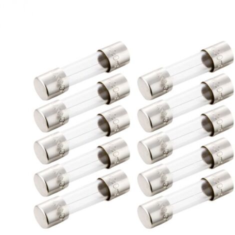 Omega Kit 10 Fusibili cilindrico 5x20 CF 10A rapido - CF520310