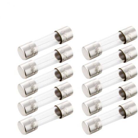 Omega Kit 10 Fusibili cilindrico 5x20 CF 2A rapido - CF520220