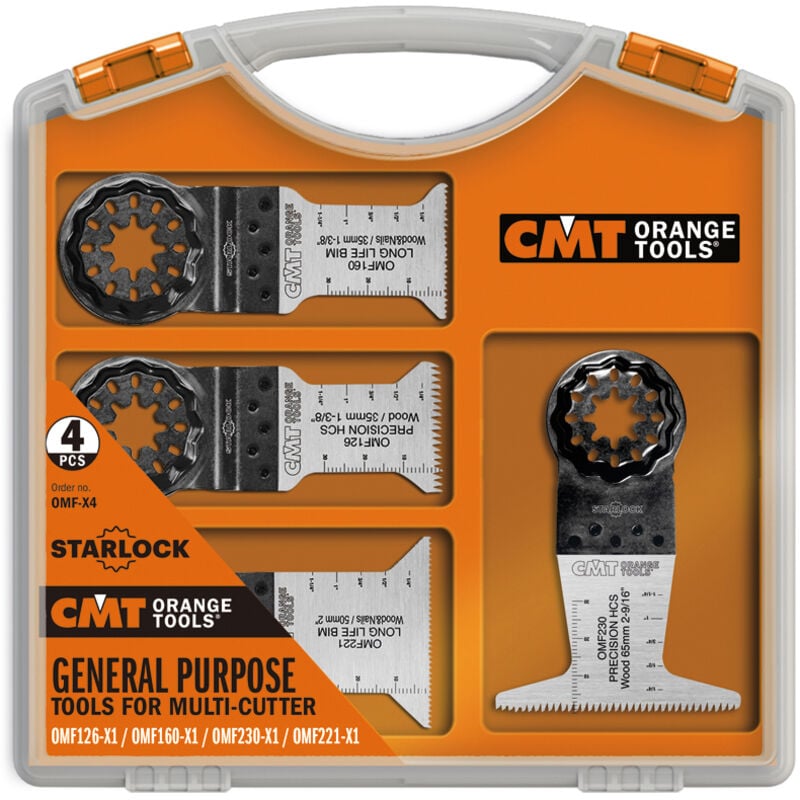CMT - Set de 4 accessoires pour outils multifonctions