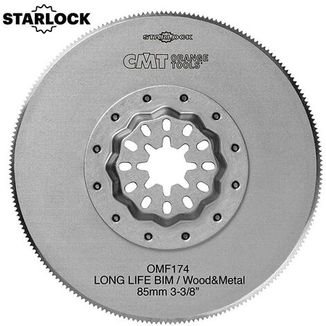 OMF174-X5 85MM HOJA DE SIERRA SEGMENTADA PARA MADERA Y METAL EXTRA LARGA DURACIÓN