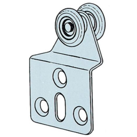 OMGE 18 CARRELLO A 2 RUOTE NYLON D 15 POR 10 KG