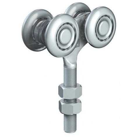 OMGE 53 CARRELLO A 4 RUOTE D 38 MM PORT 220 KG