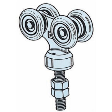 OMGE   79 CARRELLO A 4 RUOTE D 38 PERN GIR P 220 KG