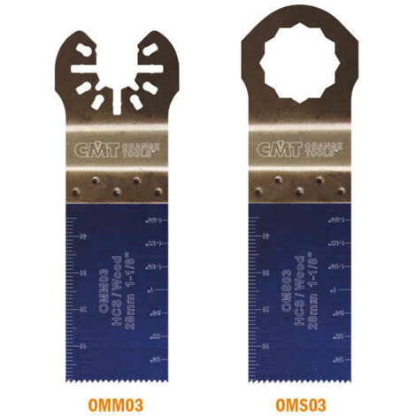 OMM03-X50 HOJA DE SIERRA DE INMERSIÓN Y PERFILADORA PARA MADERA HCS 28X48MM 18TPI-U