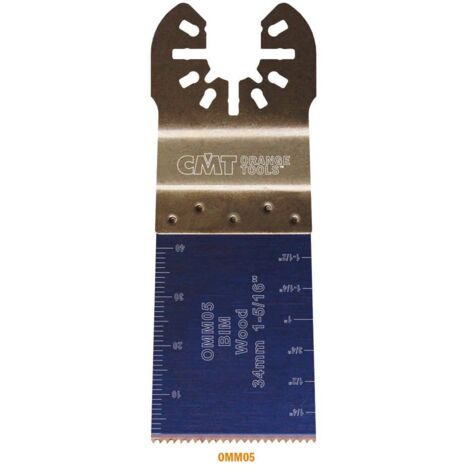 OMM05-X1 LAMA PER TAGLIO LEGNO BIM 34x40mm 18TPI-U