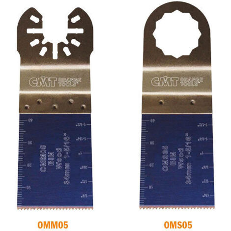 OMM05-X50 50 BIM Holzschneideblätter 34 x 40 mm 18 TPI-U