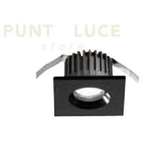 OMNIA FARETTO DA INCASSO A LED 3W NERO 3000K 195LM L.4,8CM