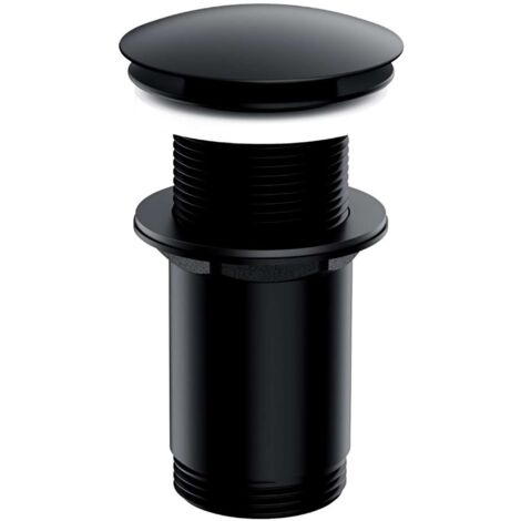 OMNIRES Accesorios - Desagüe de lavabo, Click Clack, negro mate A716BL