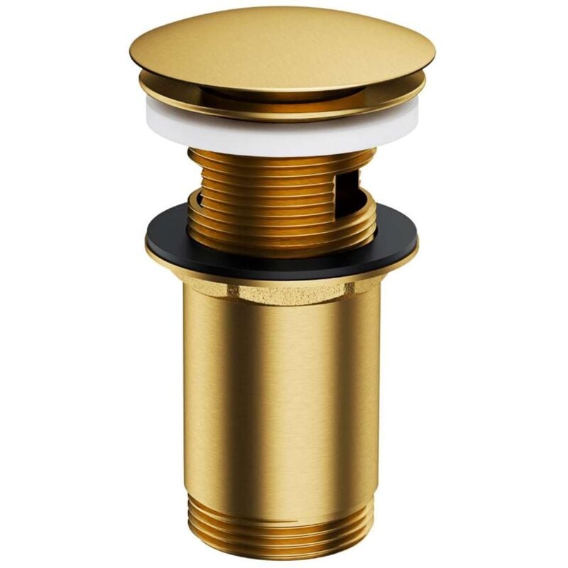 Accessoires - Bonde de lavabo, Click Clack, or brossé A706GLB - Omnires