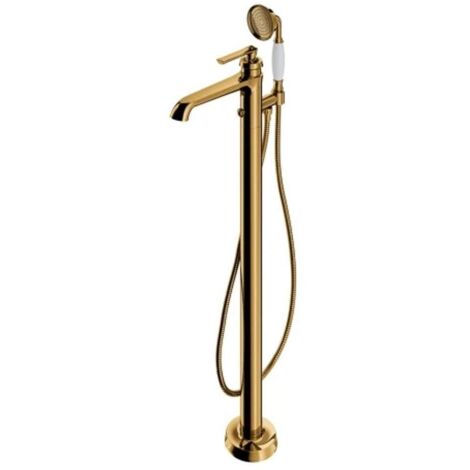 OMNIRES Armance - Badewannenarmatur für Bodenmontage, mit Einbaukörper, Gold AM5233GL