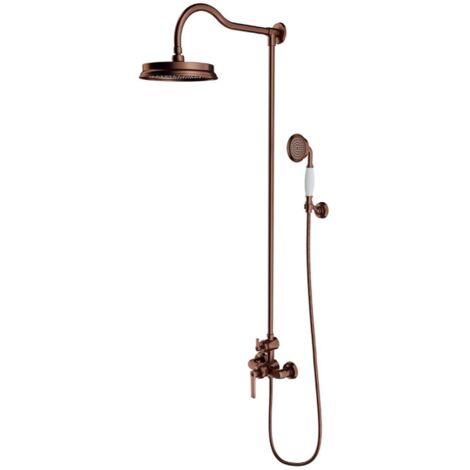 OMNIRES Armance - Juego de ducha con grifo, diámetro 23 cm, cobre AM5244ORB