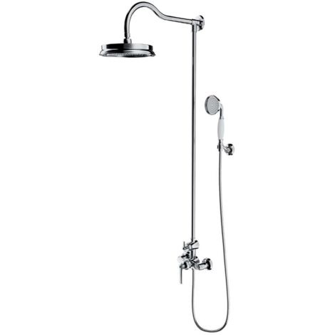 OMNIRES Armance - Set doccia con miscelatore, diametro 23 cm, cromo AM5244CR