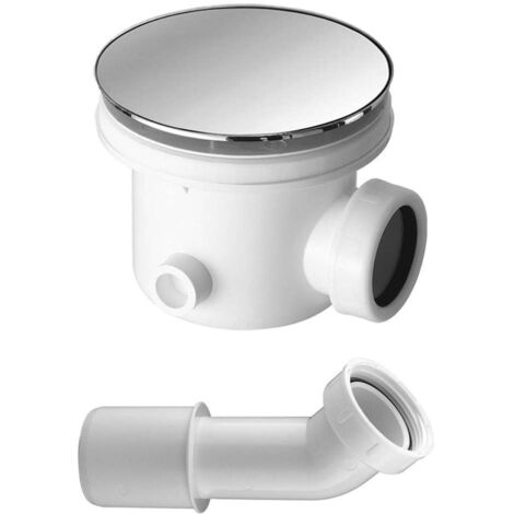 OMNIRES CGS - Garniture de vidage pour receveurs de douche, évacuation horizontale, cashmere ST7990.01+ST45CR
