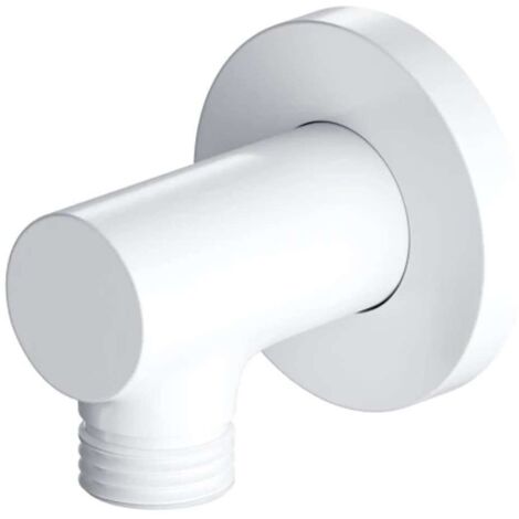 OMNIRES - Codo de pared, blanco mate S008WM