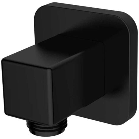 OMNIRES - Codo de pared, negro mate 8815BBL