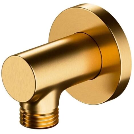 OMNIRES - Codo de pared, oro cepillado S008GLB