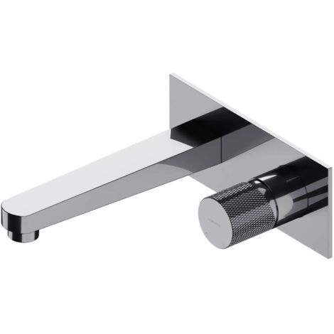 OMNIRES Contour - Grifo empotrado de lavabo, con cuerpo de montaje, 2 orificios, cromo CT8015CR