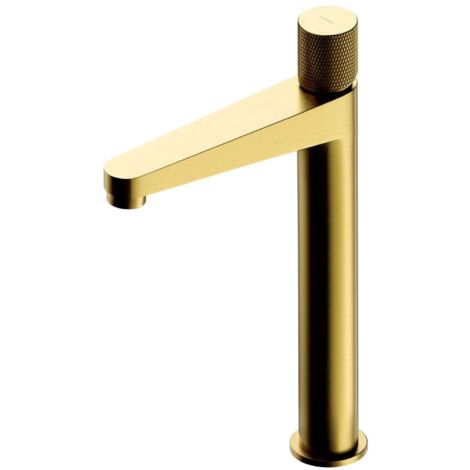 OMNIRES Contour - Miscelatore da lavabo, oro spazzolato CT8012GLB