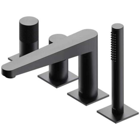 OMNIRES Contour - Wannenrandarmatur, 4-Loch-Montage, anthrazit gebürstet CT8032AT