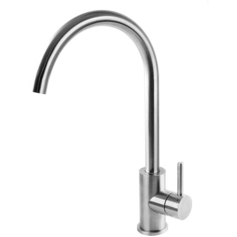 OMNIRES - Miscelatore da lavello, acciaio inox AB1450IN