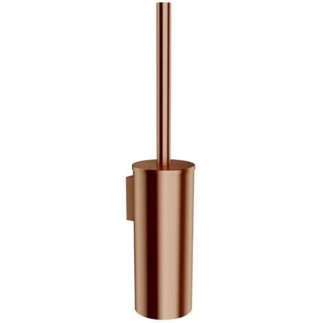 OMNIRES Modern Project - Escobilla de baño de pared con soporte, cobre cepillado MP60621CPB