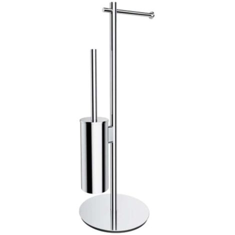OMNIRES Modern Project - Portarotolo e scopino WC, cromo MP60810CR