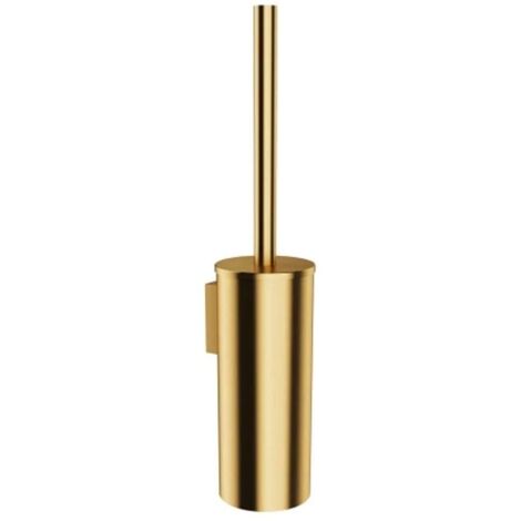OMNIRES Modern Project - Wand-Toilettenbürste mit Halter, Gold gebürstet MP60621GLB