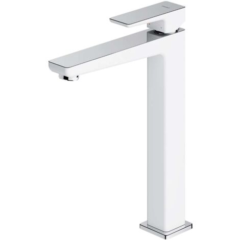 OMNIRES Parma - Grifería de lavabo, blanco/cromado PM7412CRB