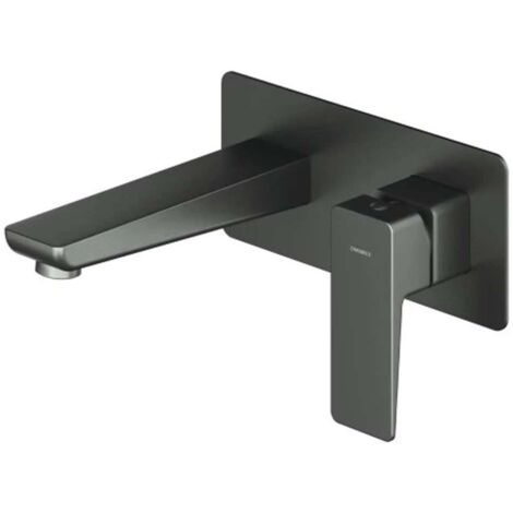 OMNIRES Parma - Miscelatore per lavabo ad incasso, con corpo, grafite spazzolato PM7415GR
