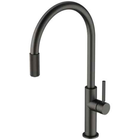 OMNIRES Switch - Mitigeur d’évier avec fonction filtrante, graphite brossé SW9057GR