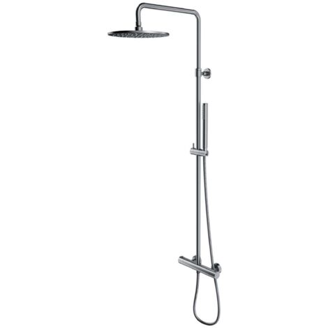 OMNIRES Y - Brauseset mit Thermostat, Durchmesser 25 cm, Nickel Y1244SUNI