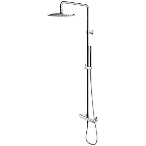 OMNIRES Y - Conjunto de ducha con termostato, diámetro 25 cm, cromo Y1244SUCR