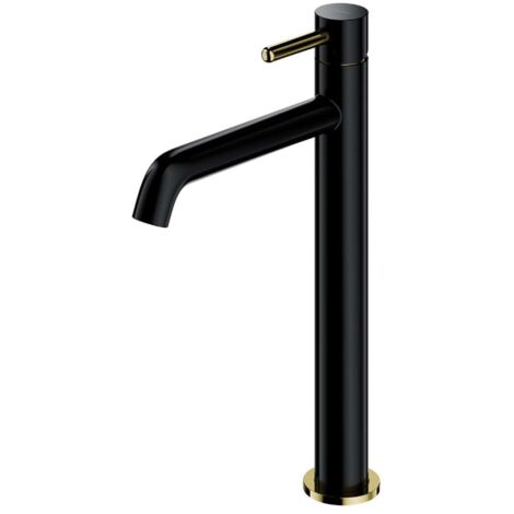OMNIRES Y - Grifería de lavabo, negro/dorado Y1212BLGL