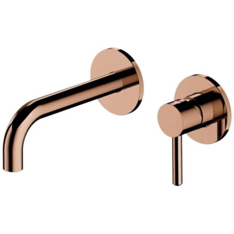 OMNIRES Y - Grifo de lavabo empotrado, instalación de 2 orificios, con cuerpo, cobre Y1215HCP