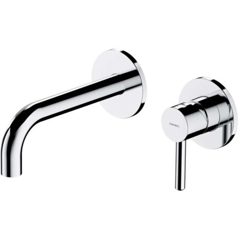 OMNIRES Y - Grifo empotrado de lavabo, con cuerpo de montaje, 2 orificios, cromo Y1215HCR