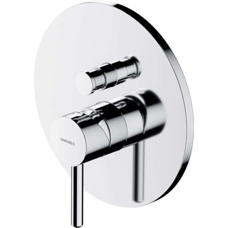OMNIRES Y - Miscelatore ad incasso per 2 utenze, con corpo incasso, cromo Y1235CR