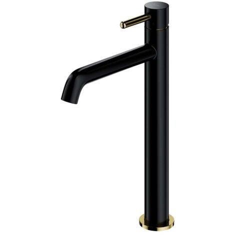 OMNIRES Y - Miscelatore da lavabo, nero/oro Y1212BLGL