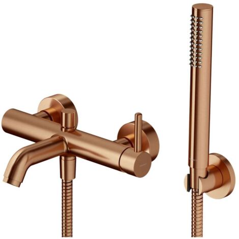OMNIRES Y - Mitigeur de baignoire avec accessoires, cuivre brossé Y1231CPB