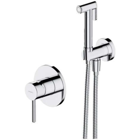 OMNIRES Y - Mitigeur de bidet encastré, avec douchette et corps d'encastrement, chrome SYSYBI1CR