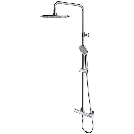 OMNIRES Y - Set doccia termostatico, diametro 25 cm, 5 getti, cromo Y1244LUXLCR