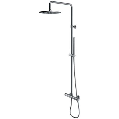OMNIRES Y - Set doccia termostatico, diametro 25 cm, nichel Y1244SUNI