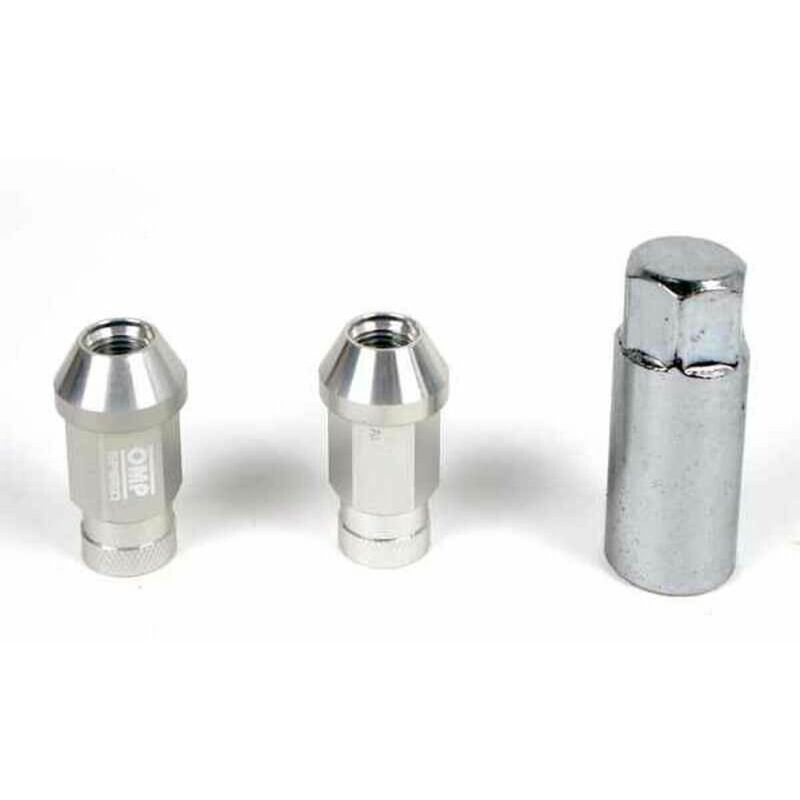 

Set Tuercas 7075 40 mm M12 x 1,50 20 uds Plata - OMP