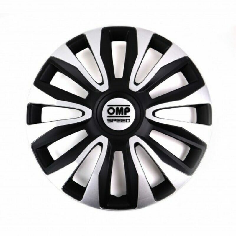 

Tapacubos Magnum Speed Negro Plateado 15' (4 uds) - OMP