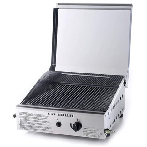 Ompagrill 4043 COVER-M Piastra di Cottura in Ghisa a Gas Gpl e Metano