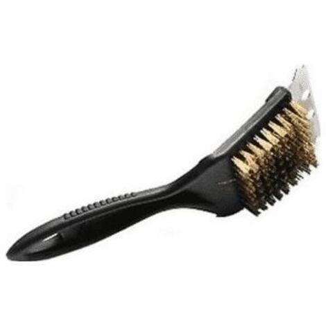 Ompagrill Brosse pour Grilles SP220 Poils en Laiton 21 cm