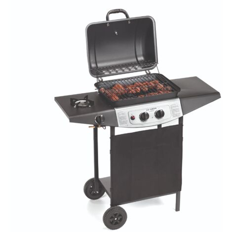 OMPAGRILL SRL BBQ A GAS DOUBLE COOKING